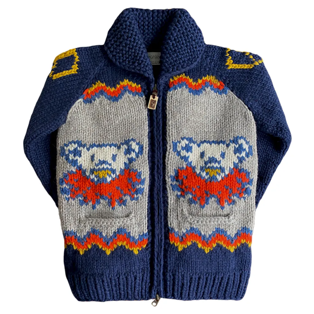 Official Grateful Dead Peace Bear - Navy/yellow/orange