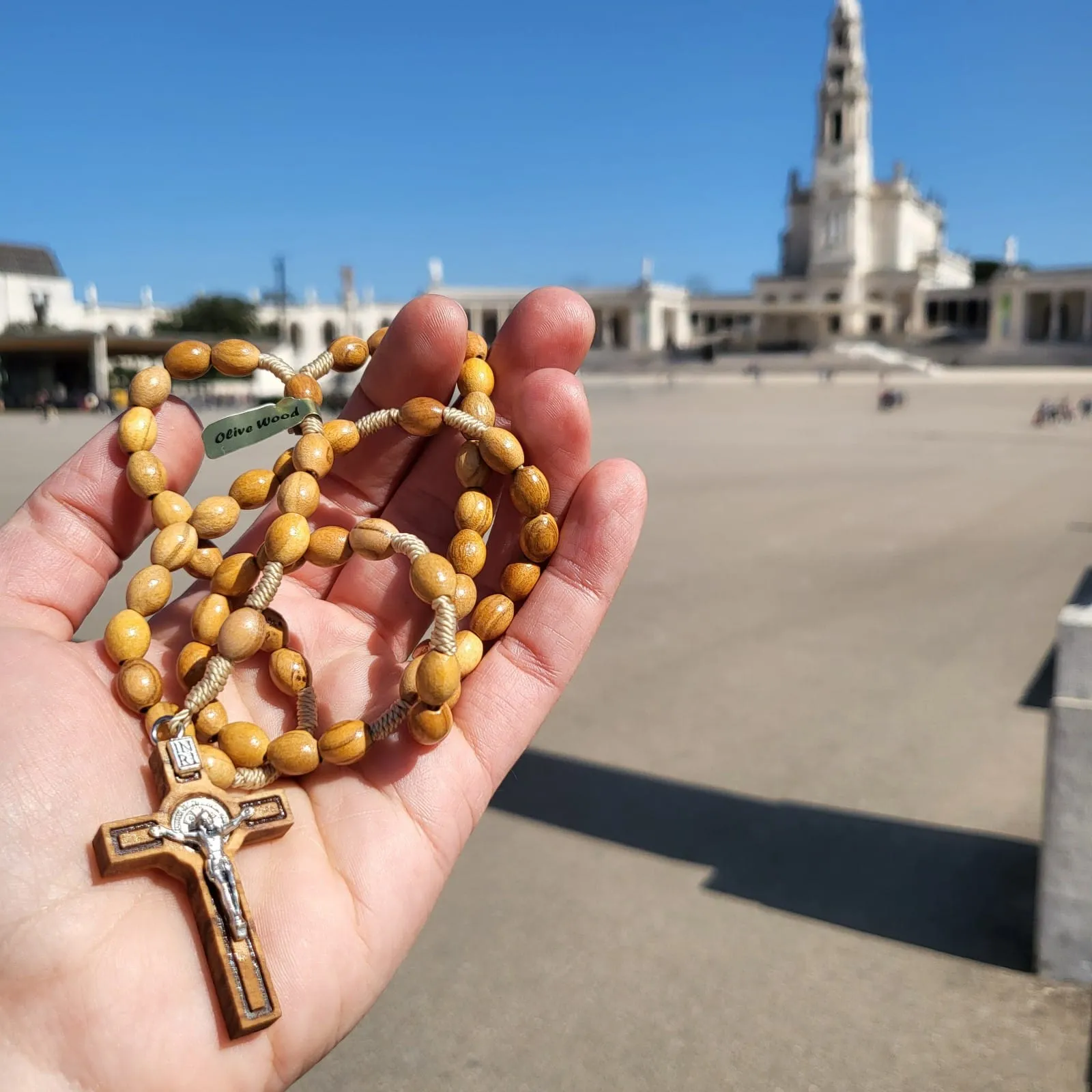 Olive Wood Camel Rosary - Oval Beads