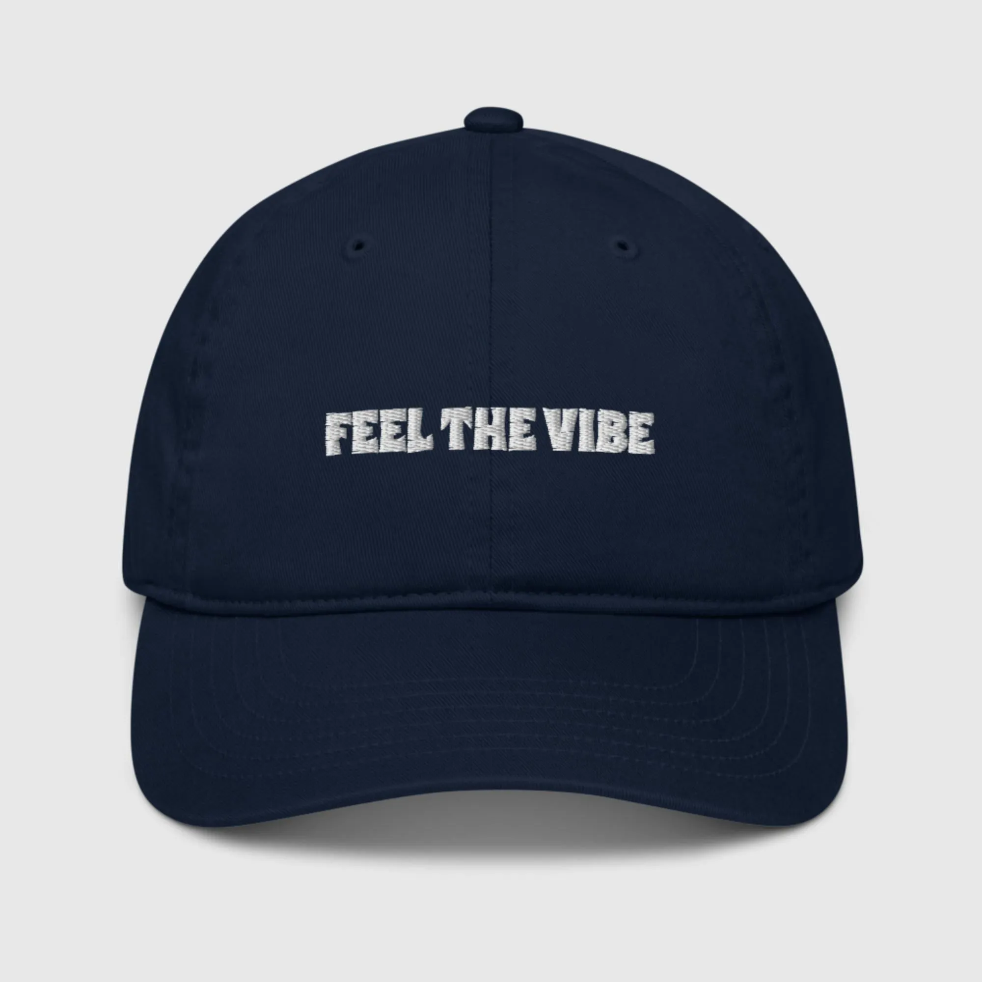 Organic baseball cap - Feel The Vibe