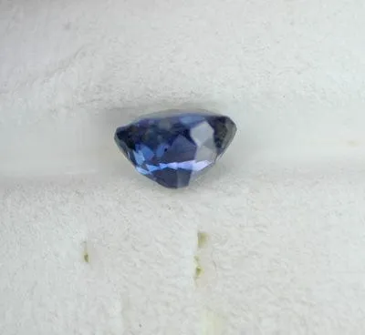 Oval Steely Blue 7x5.5mm/1.35ct Natural Tanzania Sapphire Loose Gemstone