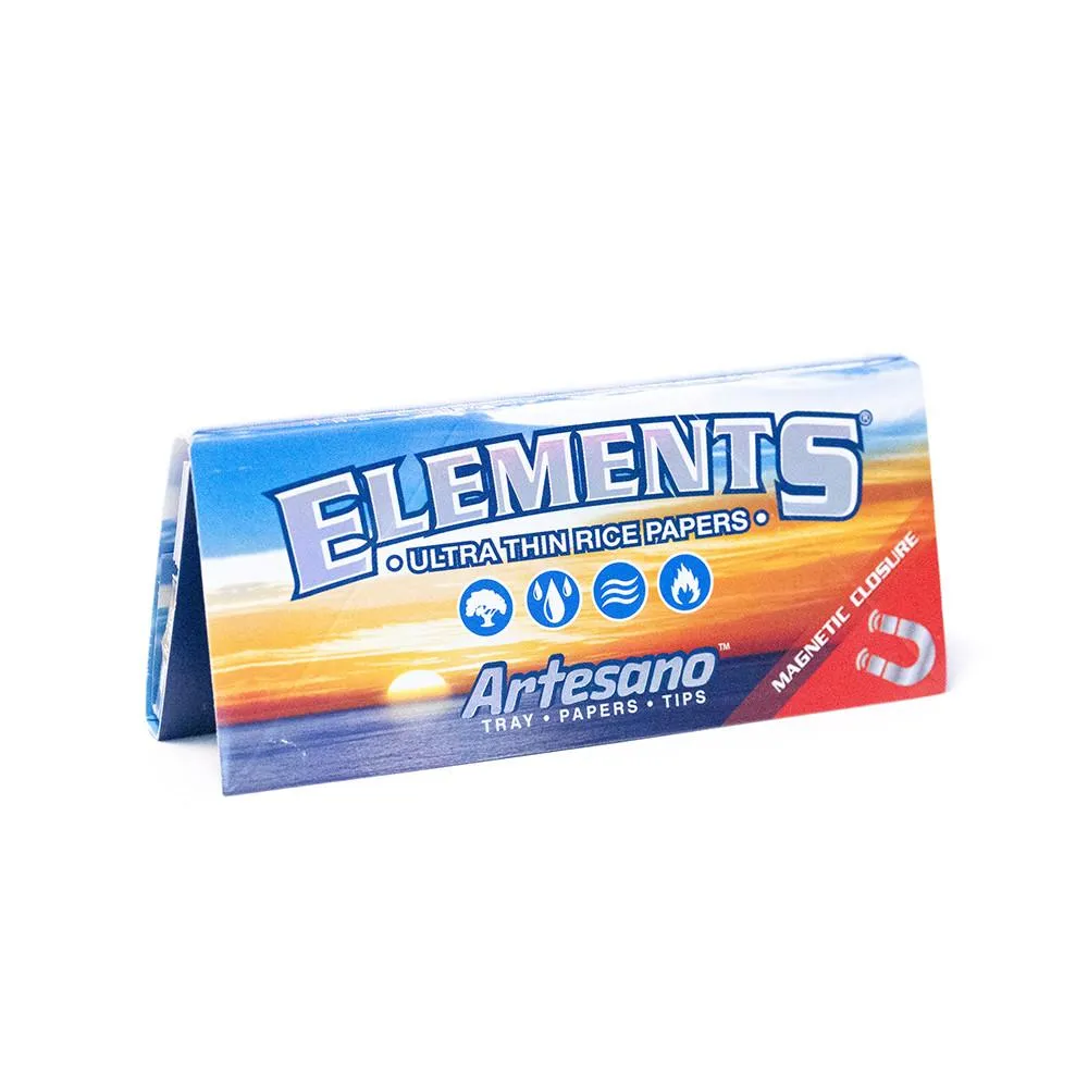 PAPERS - ELEMENTS ARTESANO ULTRA THIN RICE PAPER / TIP & MAGNETIC