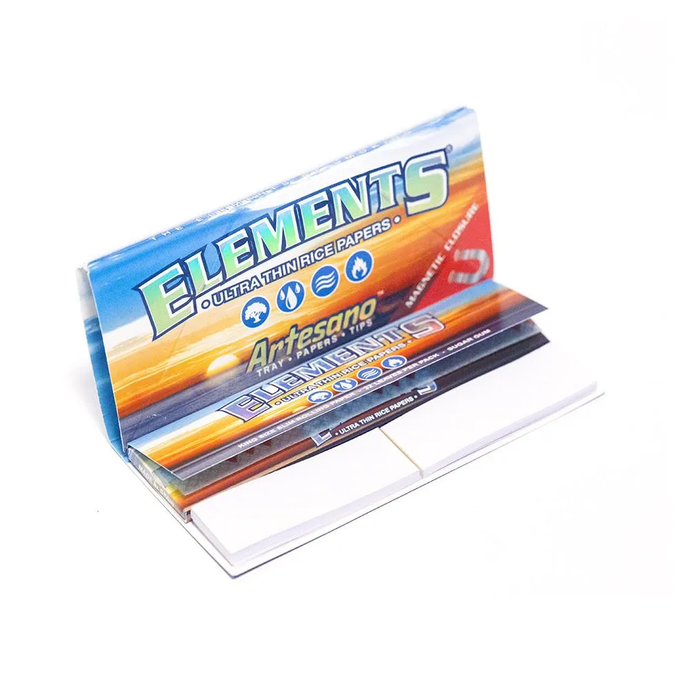 PAPERS - ELEMENTS ARTESANO ULTRA THIN RICE PAPER / TIP & MAGNETIC