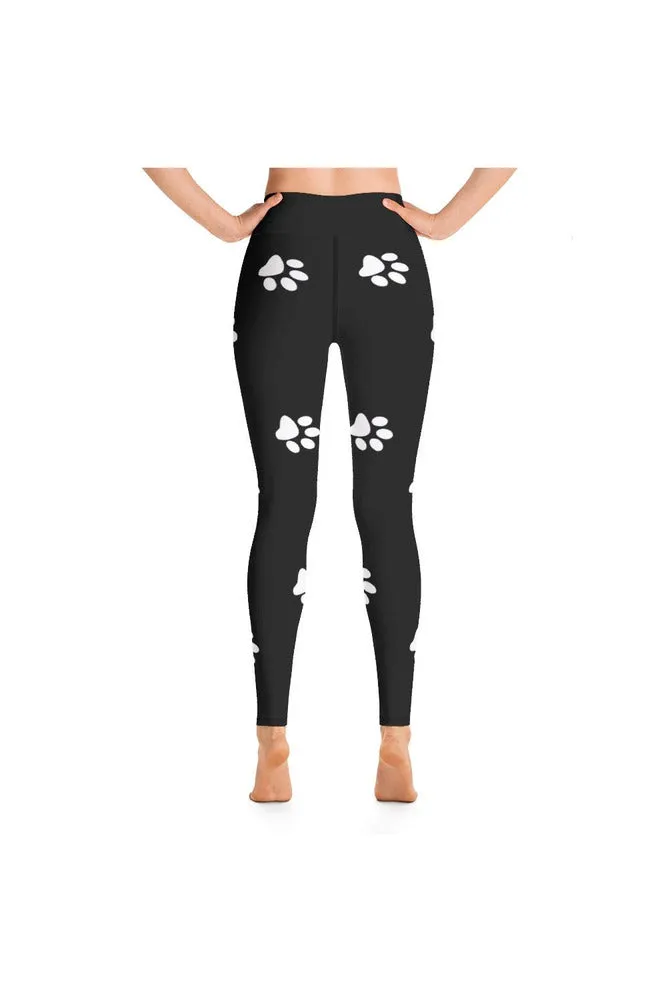 Paw Print Yoga Leggings