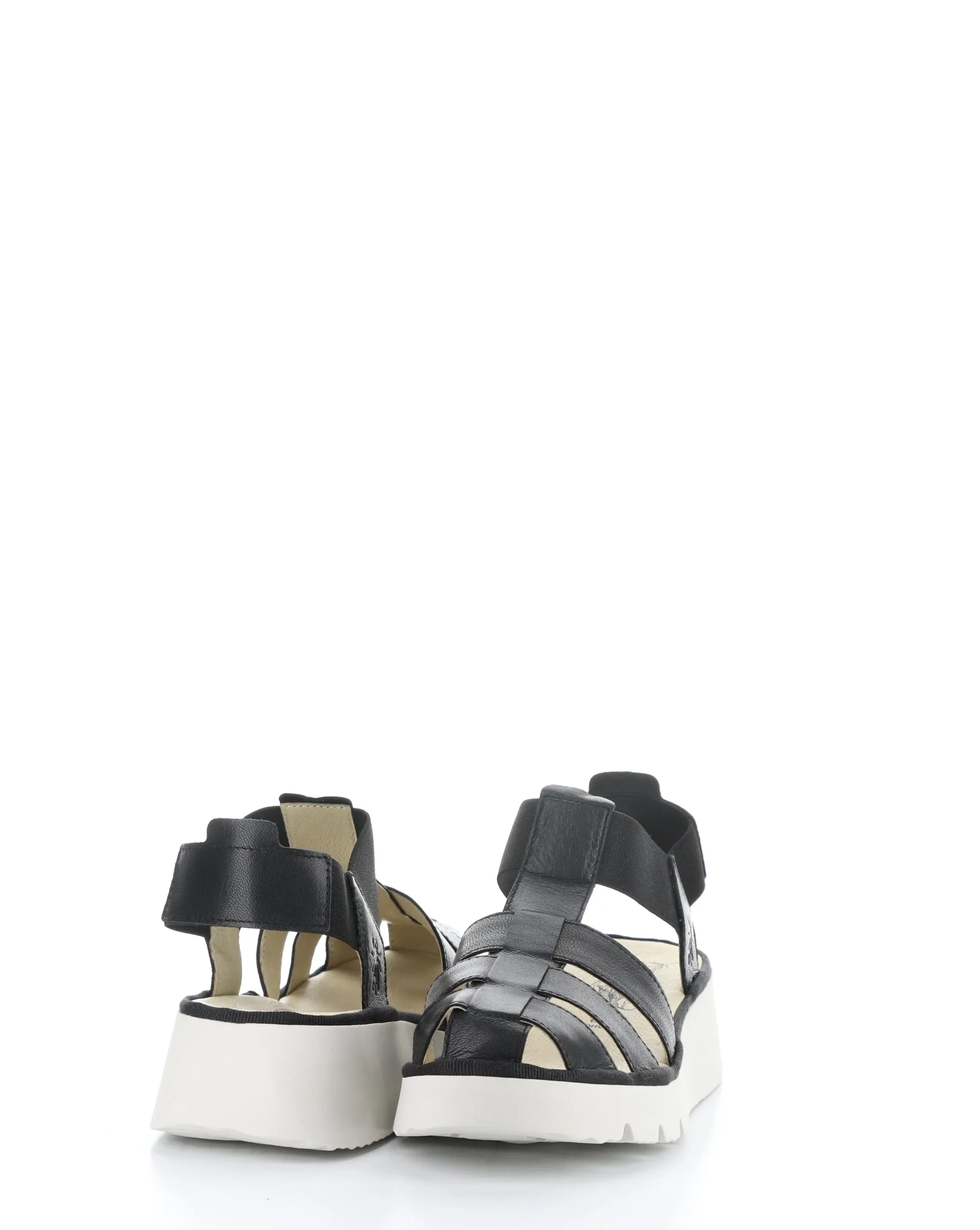 PEFI429FLY 000 BLACK Elasticated Sandals