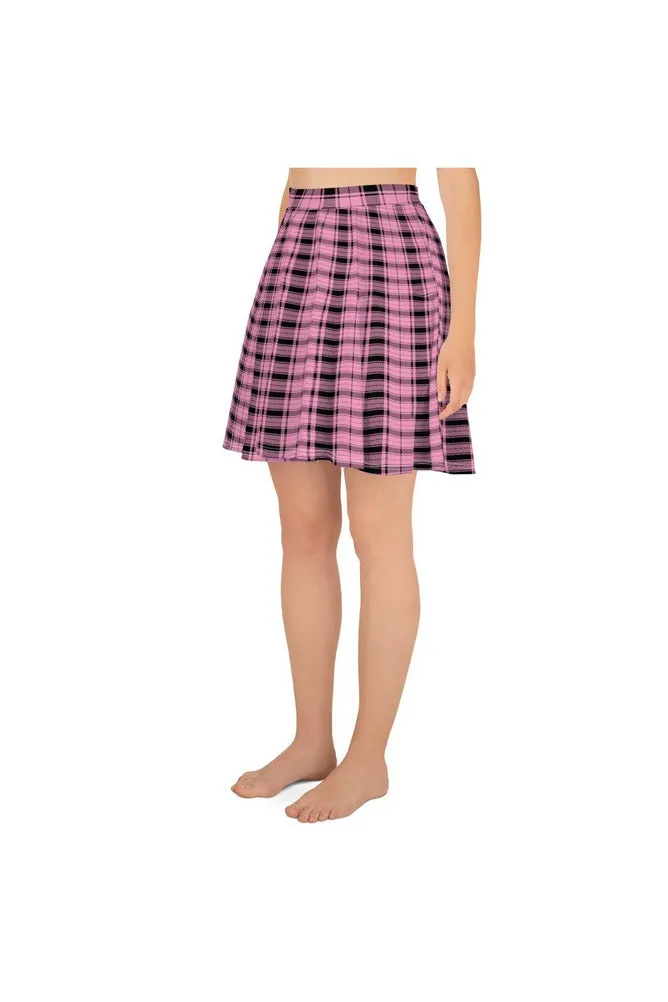 Plaid Panther Skater Skirt