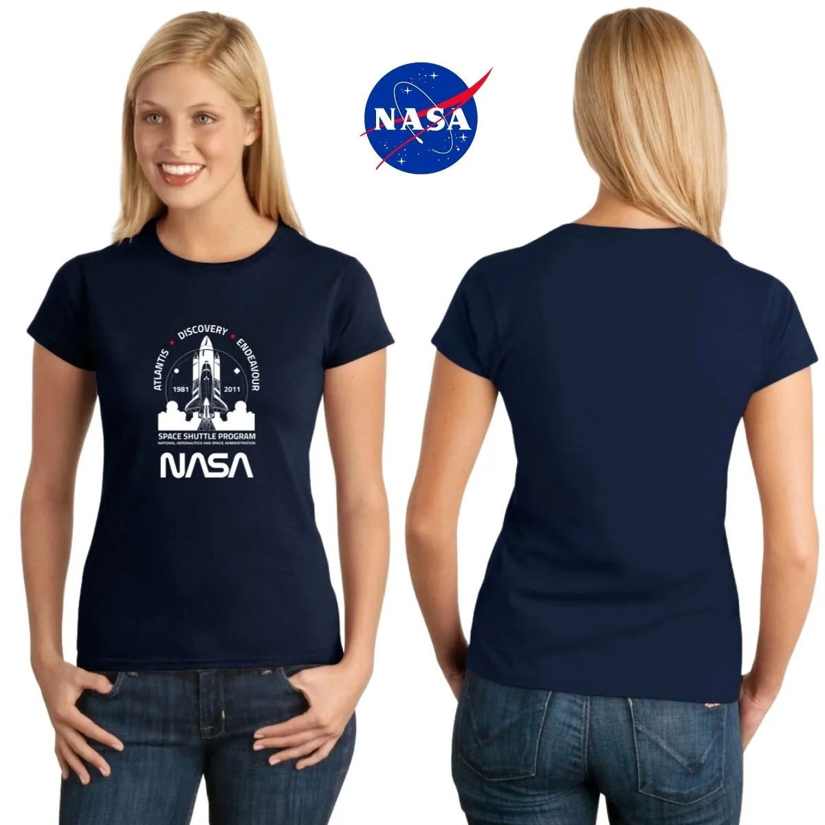 Playera Deportiva Mujer Nasa Cohete