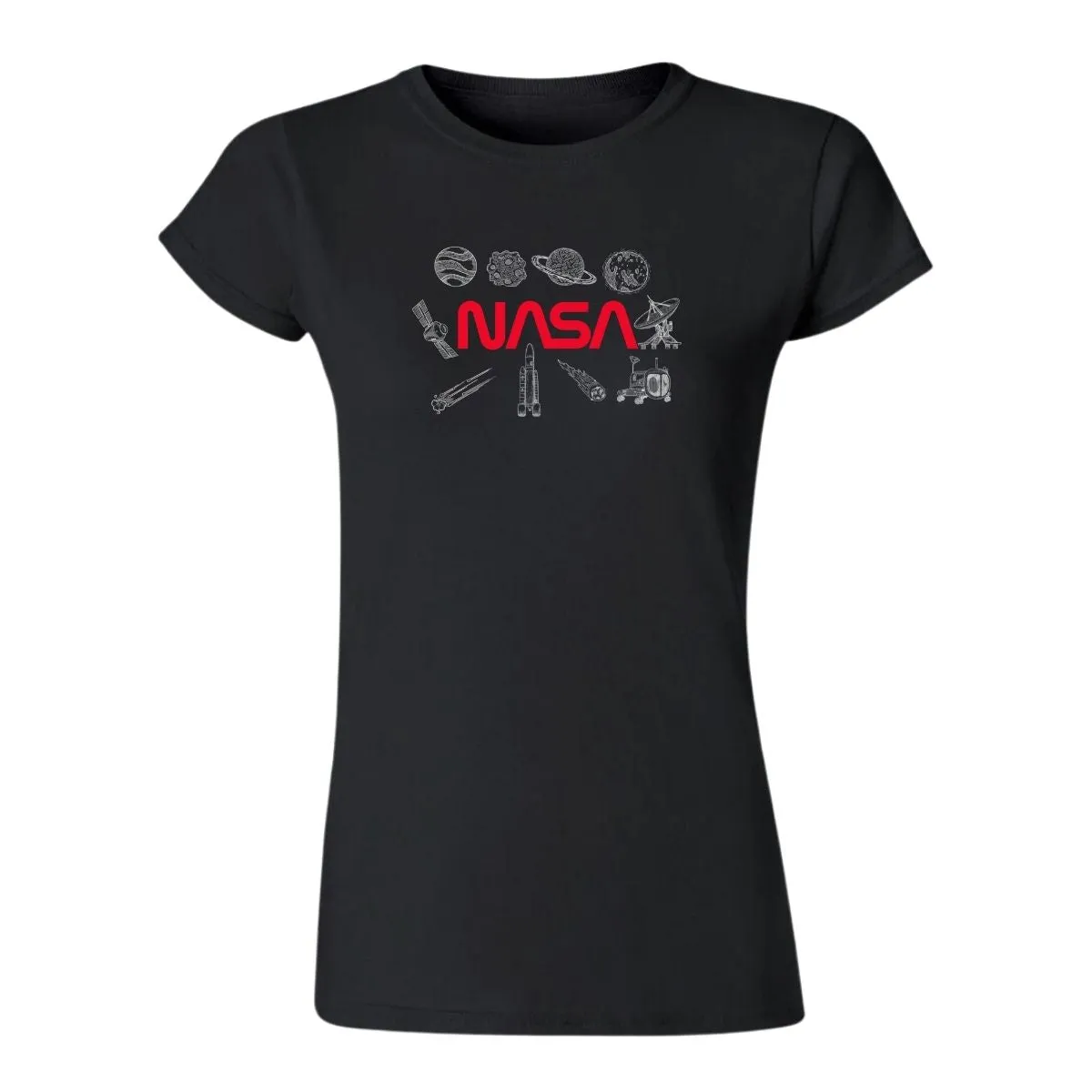 Playera Deportiva Mujer Nasa Espacio