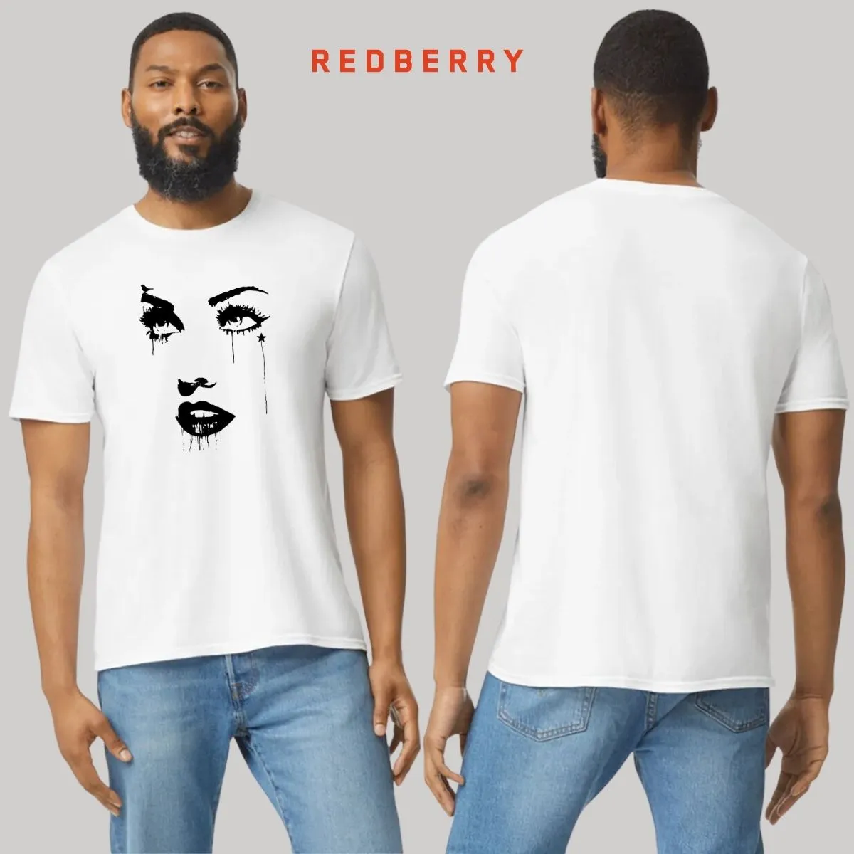 Playera Hombre Cara madonna