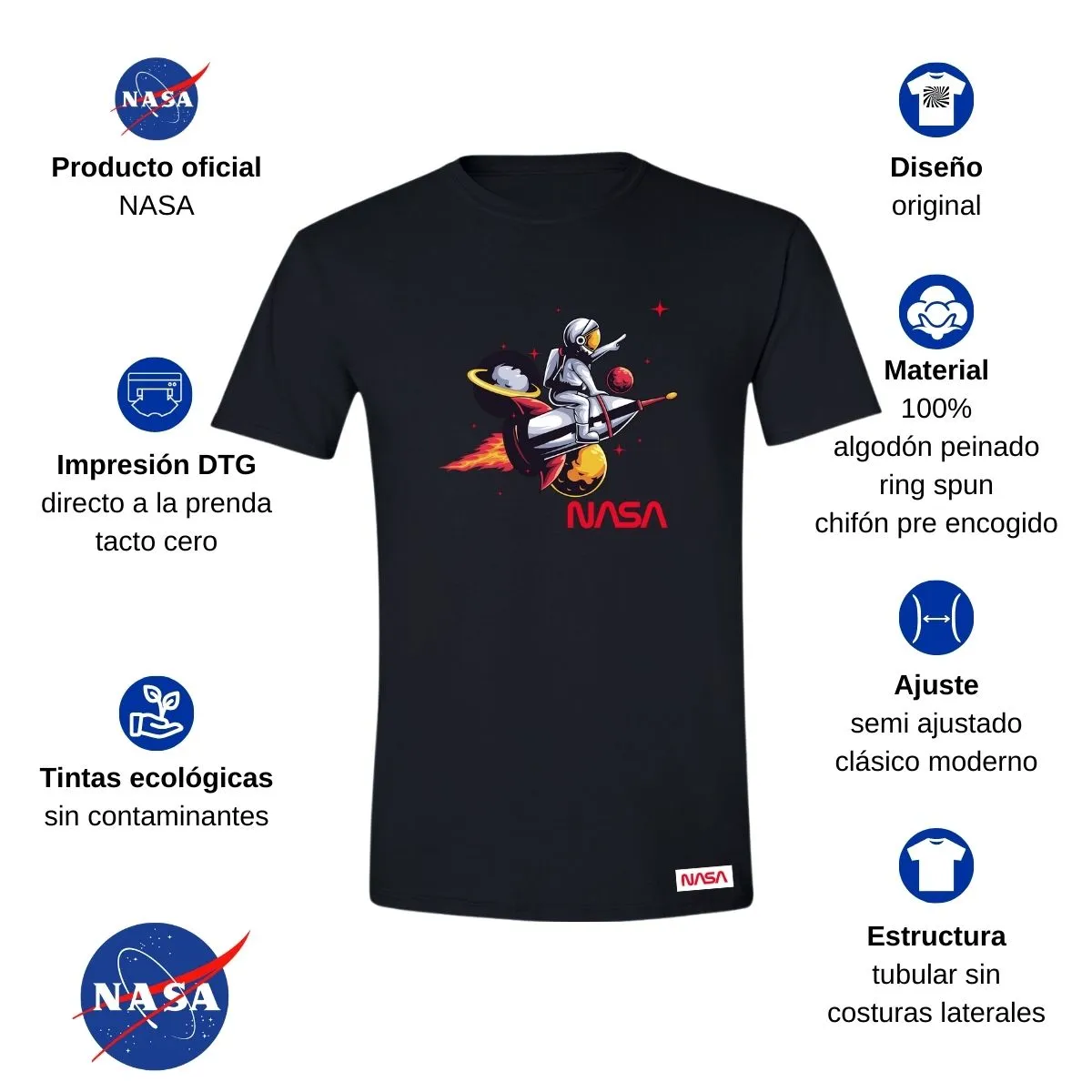 Playera Hombre Nasa Seal