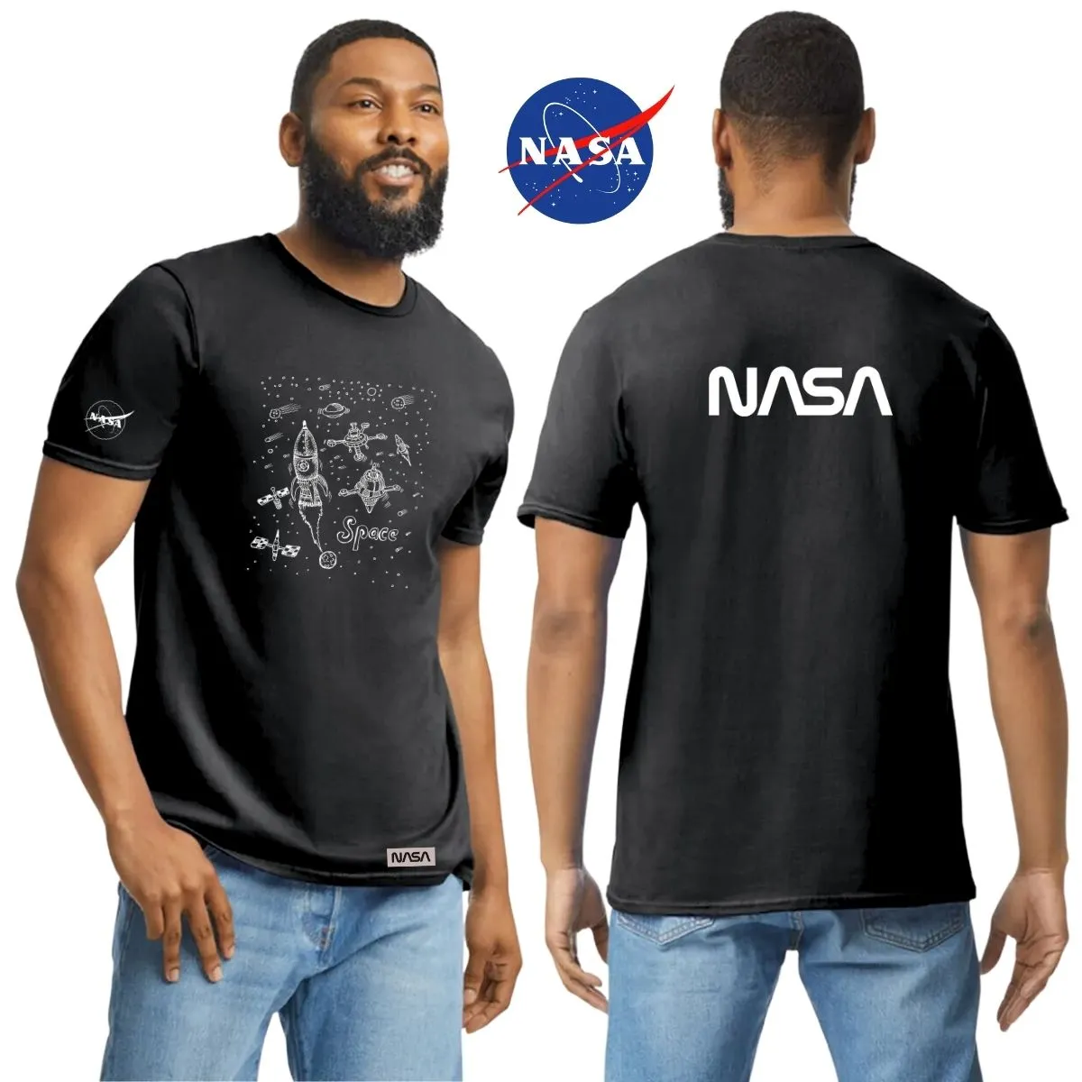 Playera Hombre Nasa Space