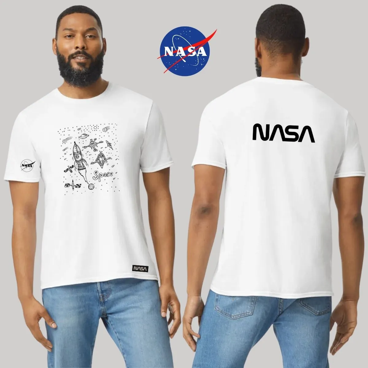 Playera Hombre Nasa Space