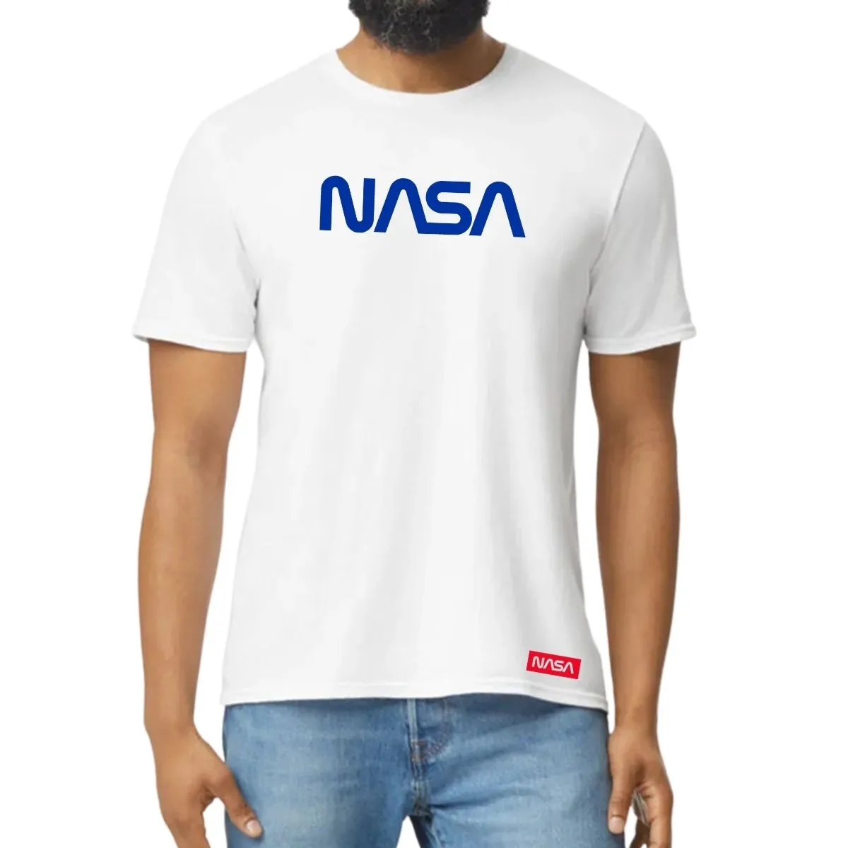 Playera Hombre Nasa Worm Blue