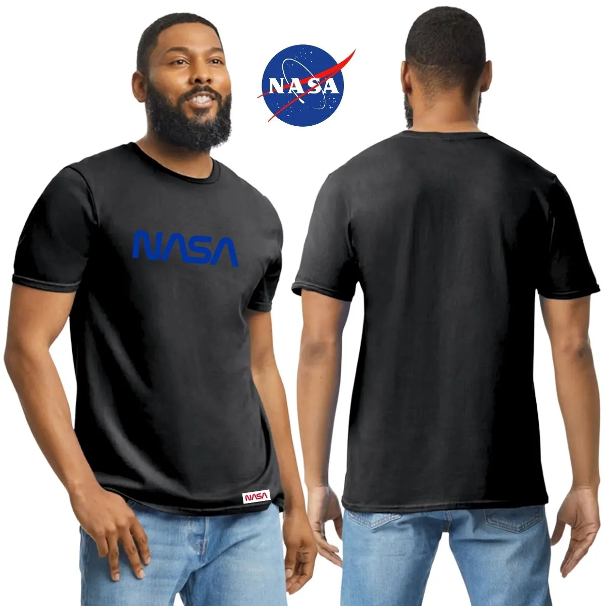 Playera Hombre Nasa Worm Blue