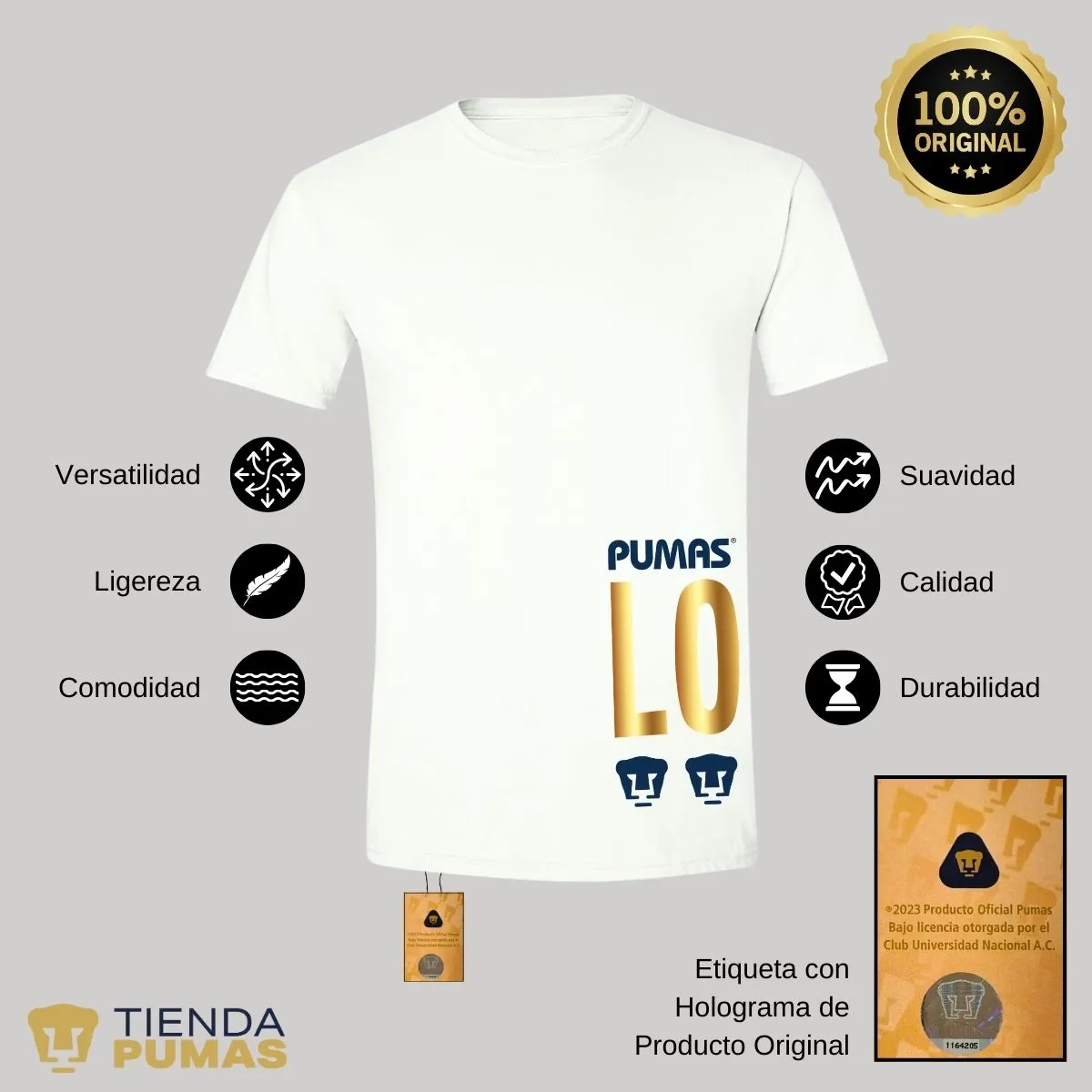 Playera Hombre Pumas UNAM Love 1