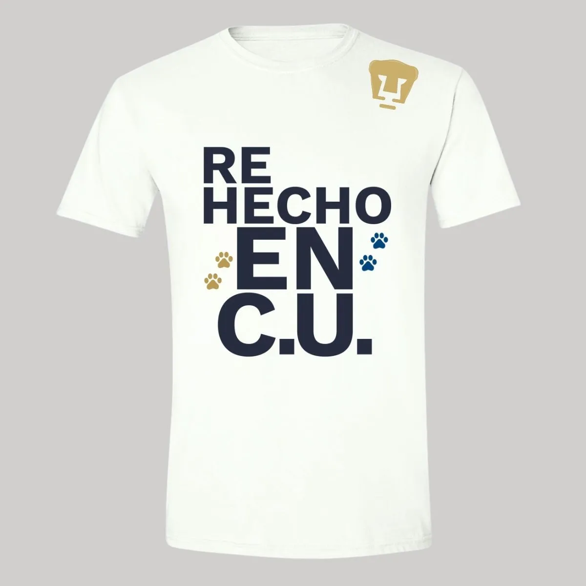 Playera Hombre Pumas UNAM Re Hecho en C.U.