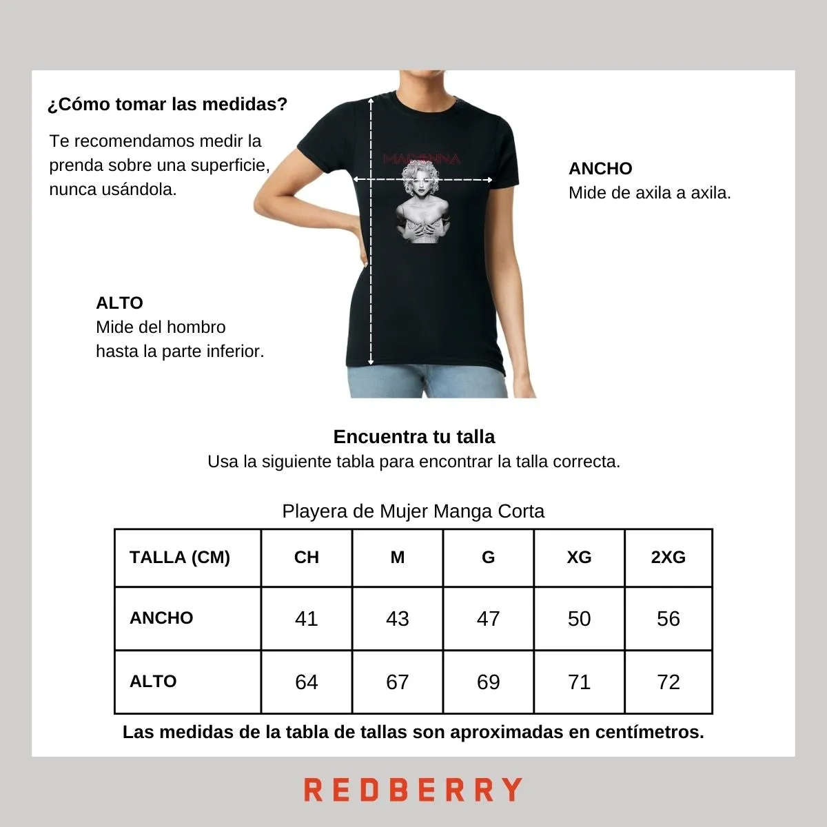 Playera Mujer Madonna