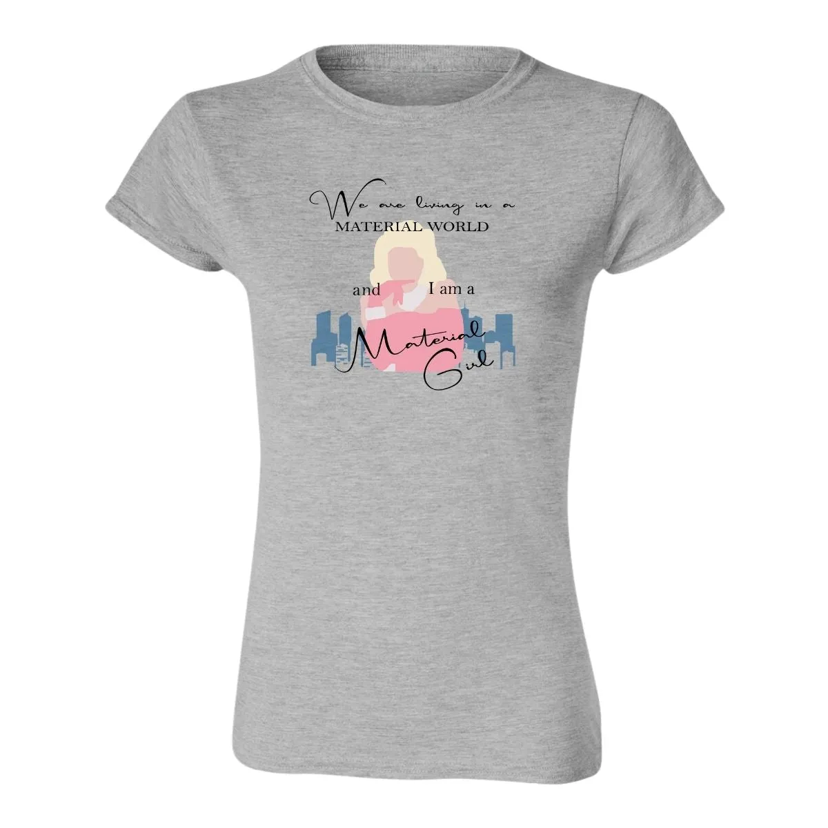 Playera Mujer Material girl