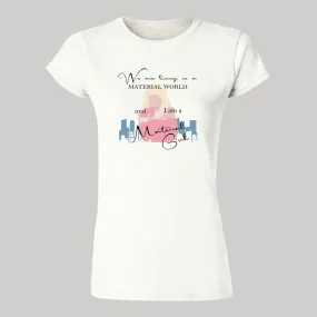 Playera Mujer Material girl