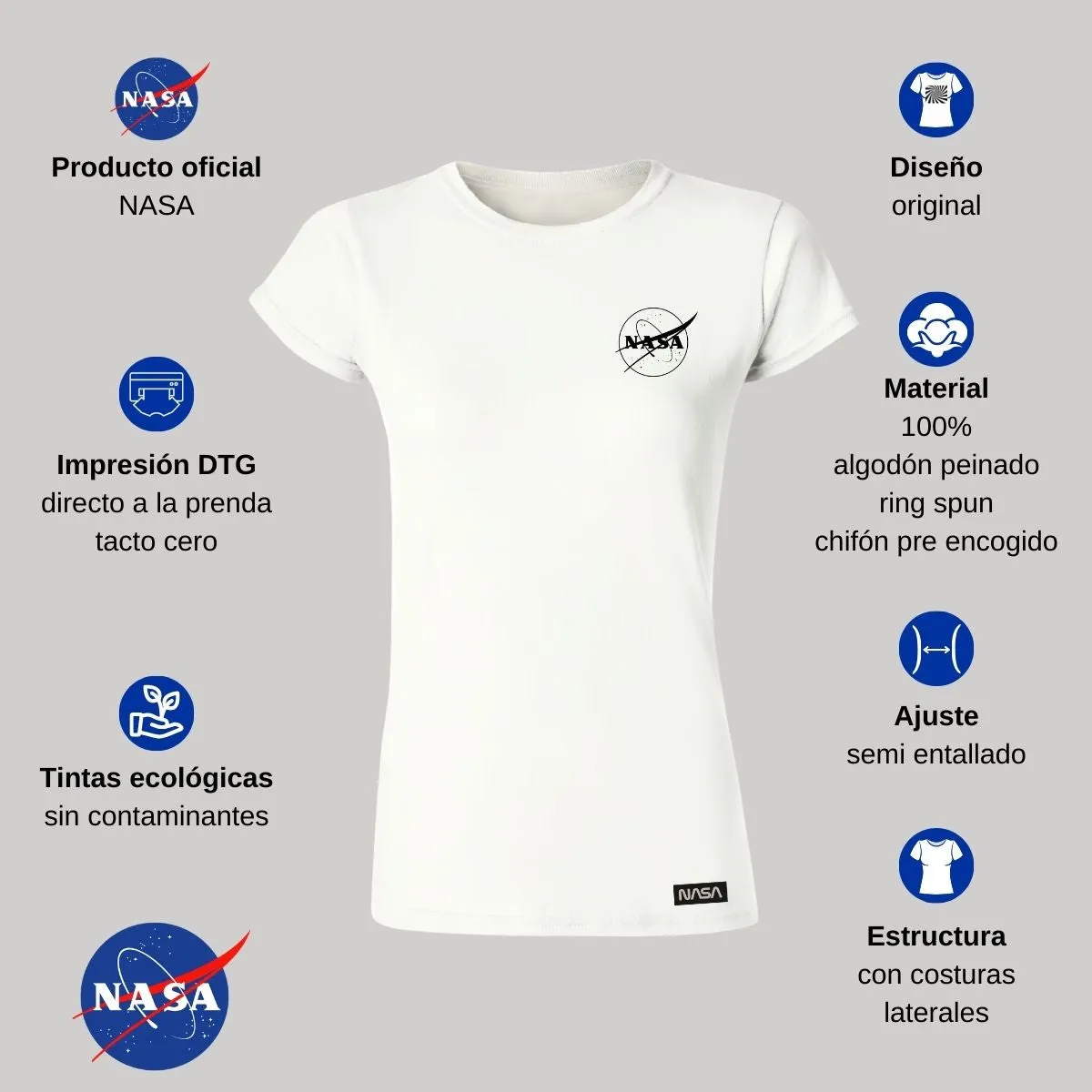 Playera Mujer Nasa Constelación