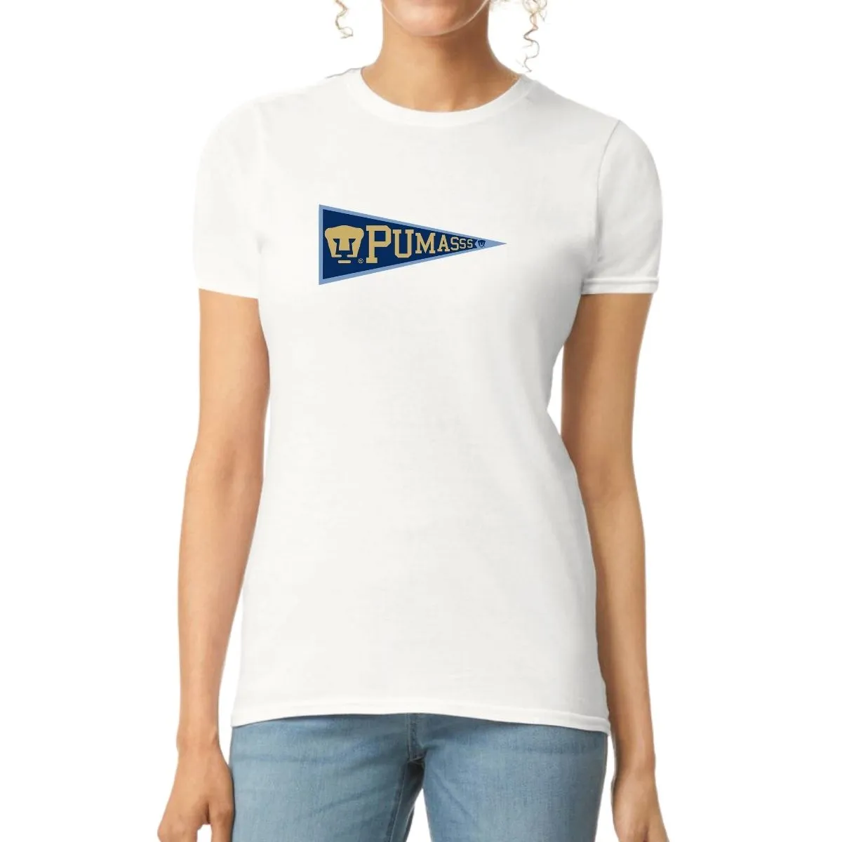 Playera Mujer Pumas UNAM Banderín