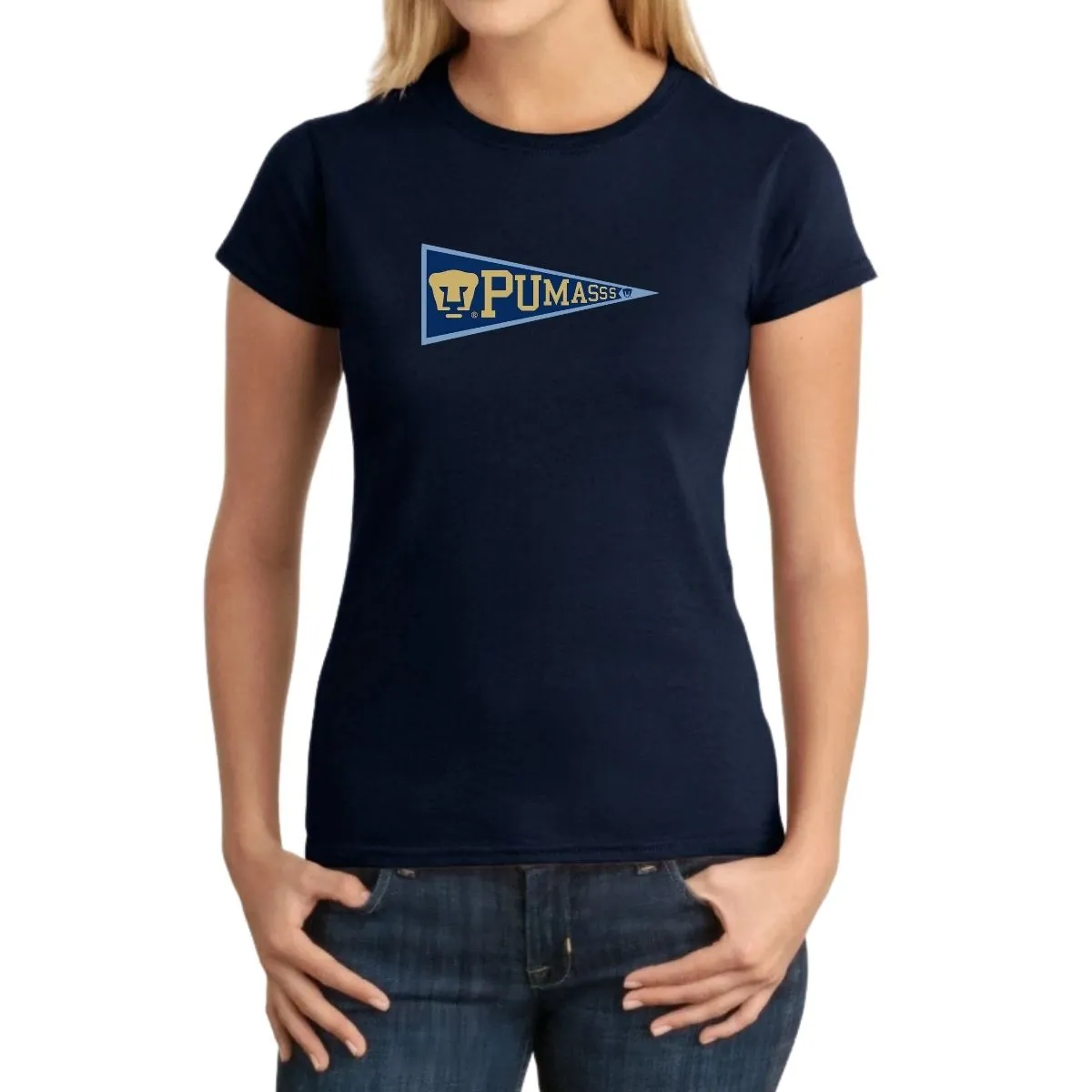 Playera Mujer Pumas UNAM Banderín