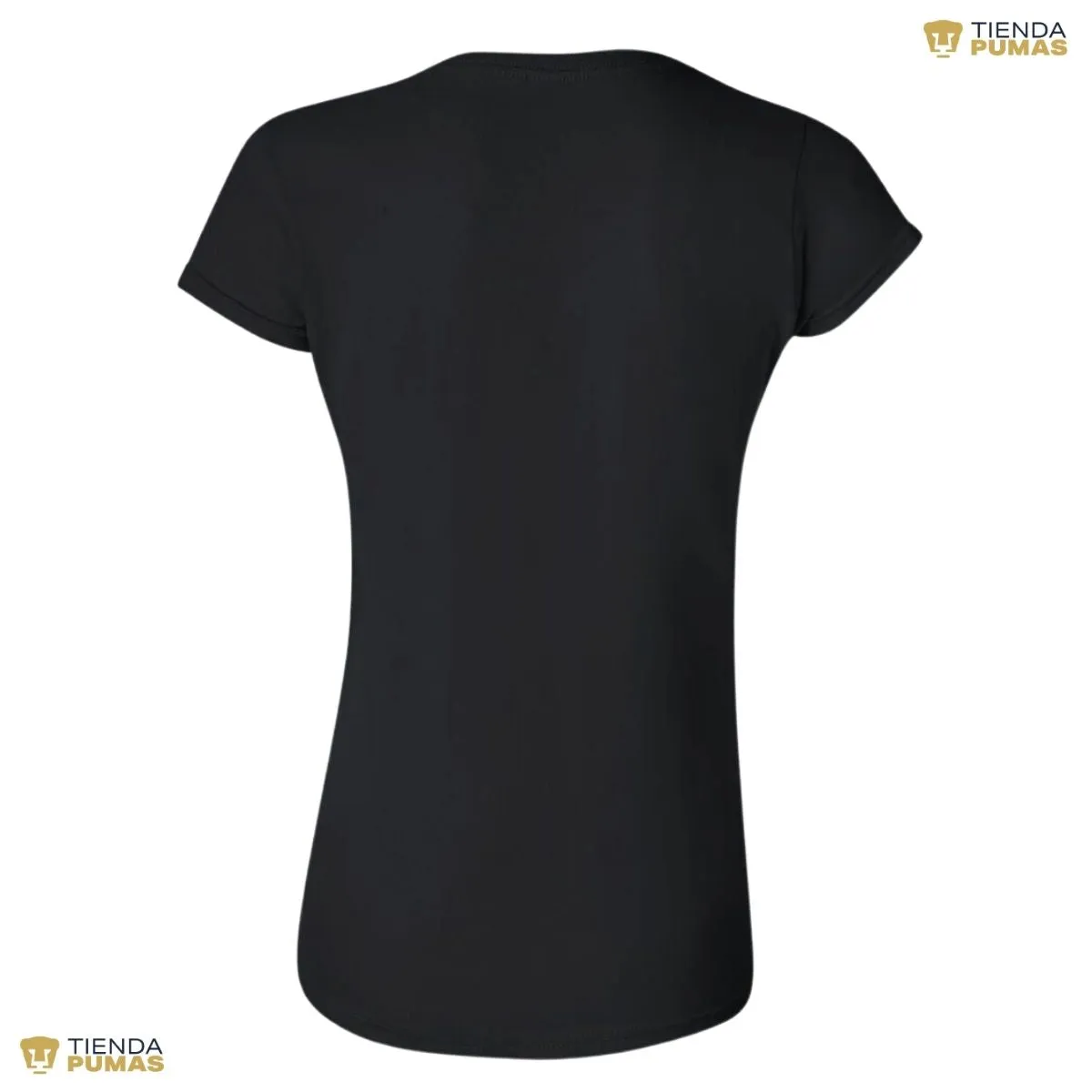 Playera Mujer Pumas UNAM Dorado Logo Vinil