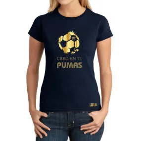 Playera Mujer Pumas UNAM Ed Limitada 2 Creo en ti