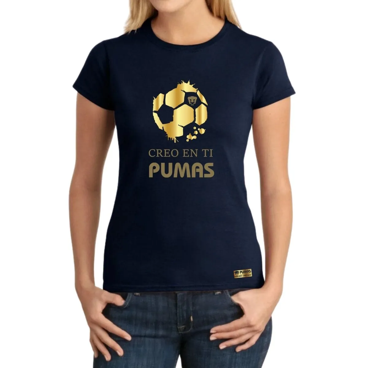 Playera Mujer Pumas UNAM Ed Limitada 2 Creo en ti