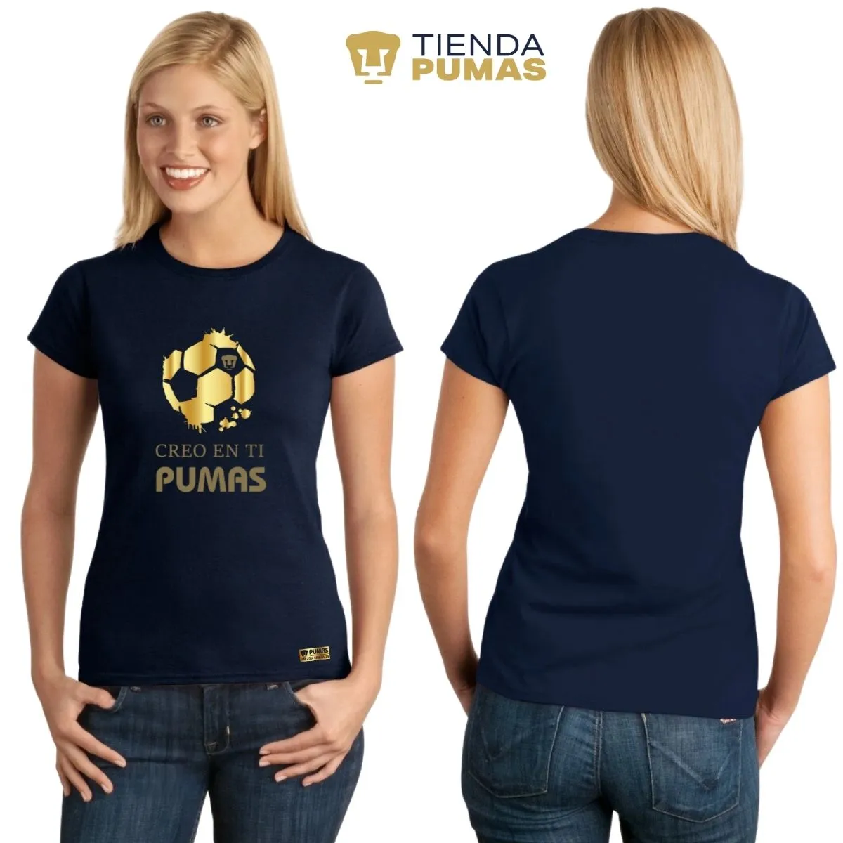 Playera Mujer Pumas UNAM Ed Limitada 2 Creo en ti