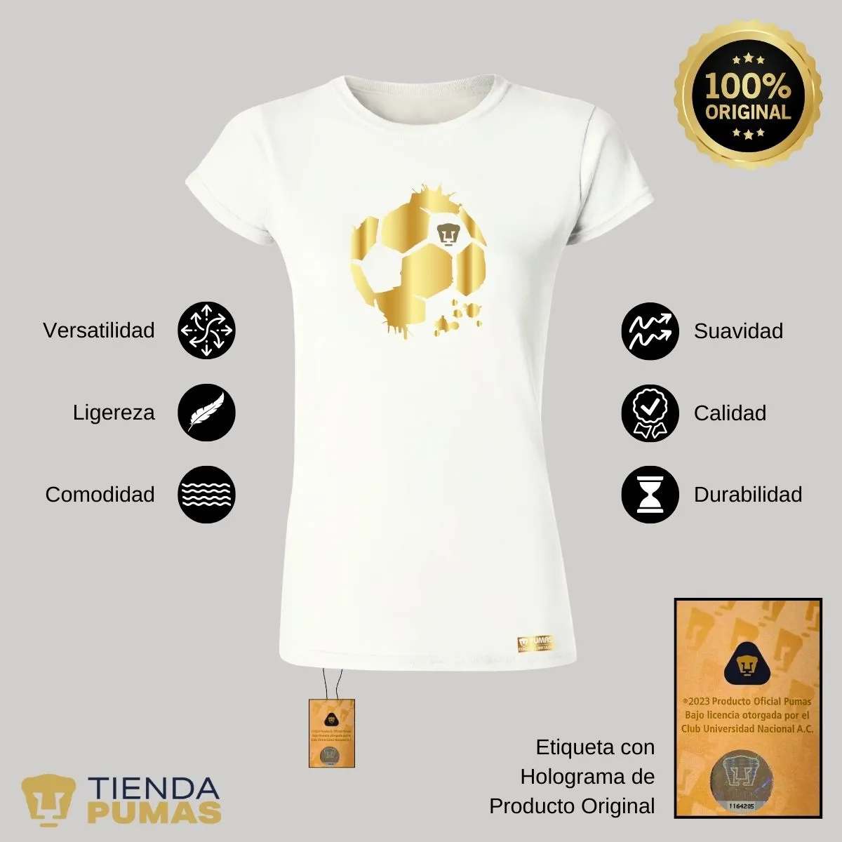 Playera Mujer Pumas UNAM Edición Limitada 2