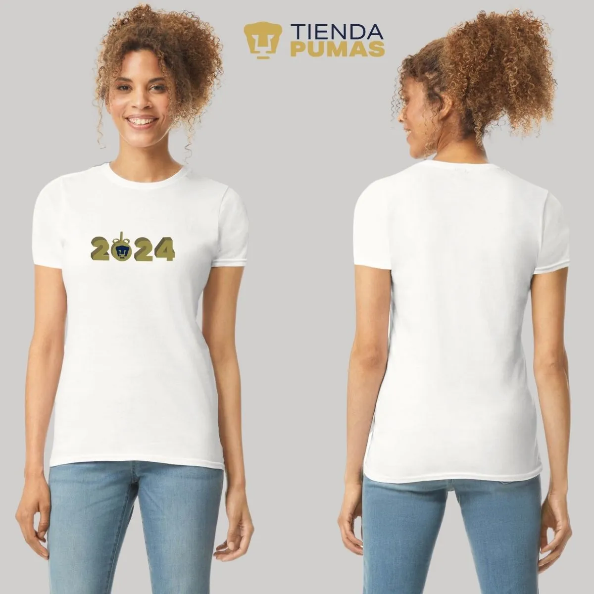 Playera Navidea Mujer Pumas UNAM Ao Nuevo