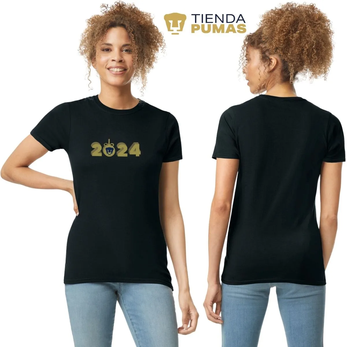 Playera Navidea Mujer Pumas UNAM Ao Nuevo