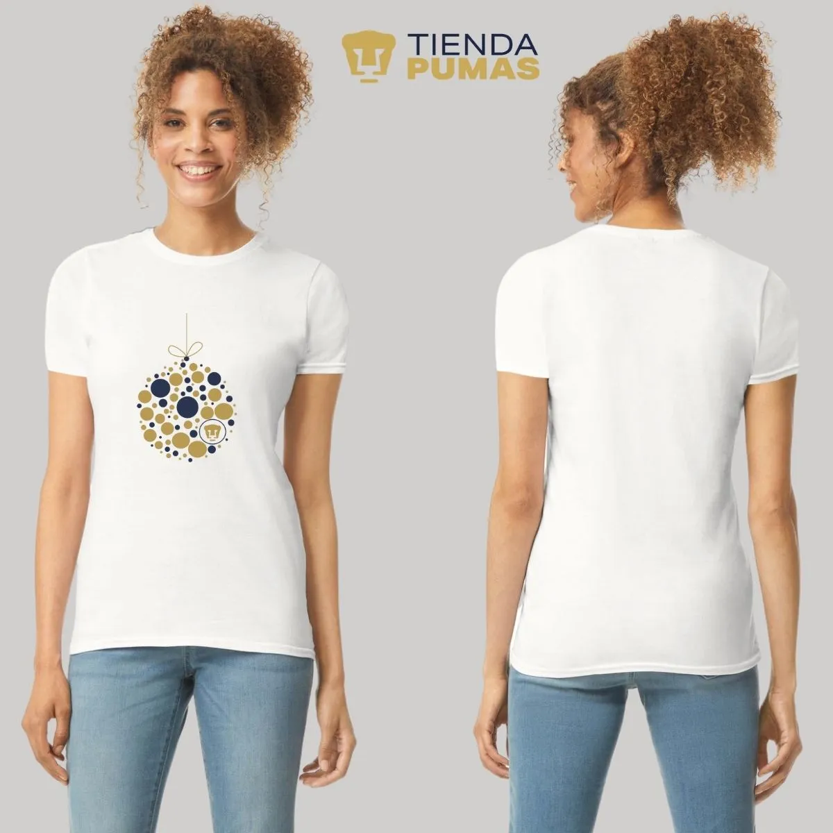 Playera Navidea Mujer Pumas UNAM Esfera