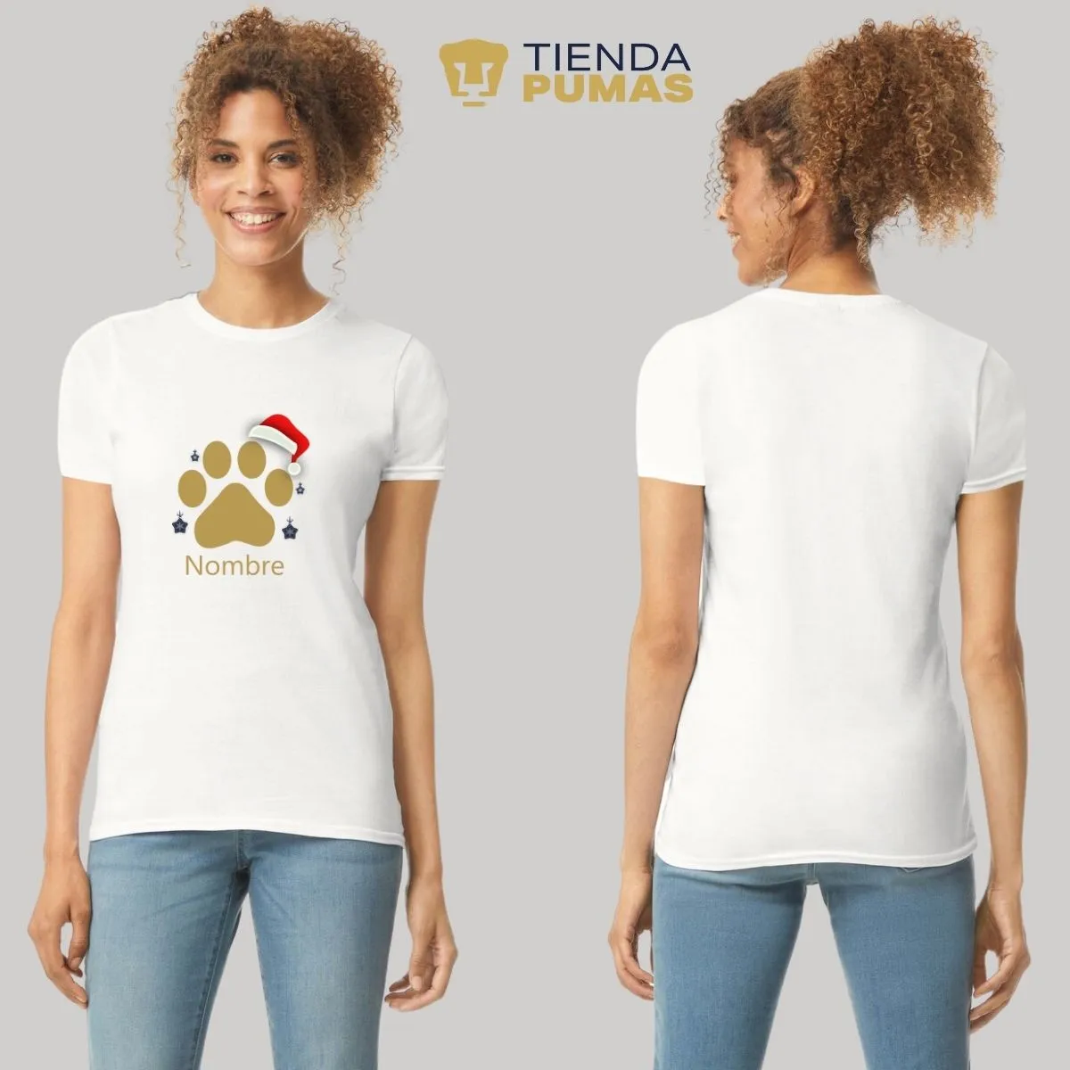 Playera Navidea Mujer Pumas UNAM Garra