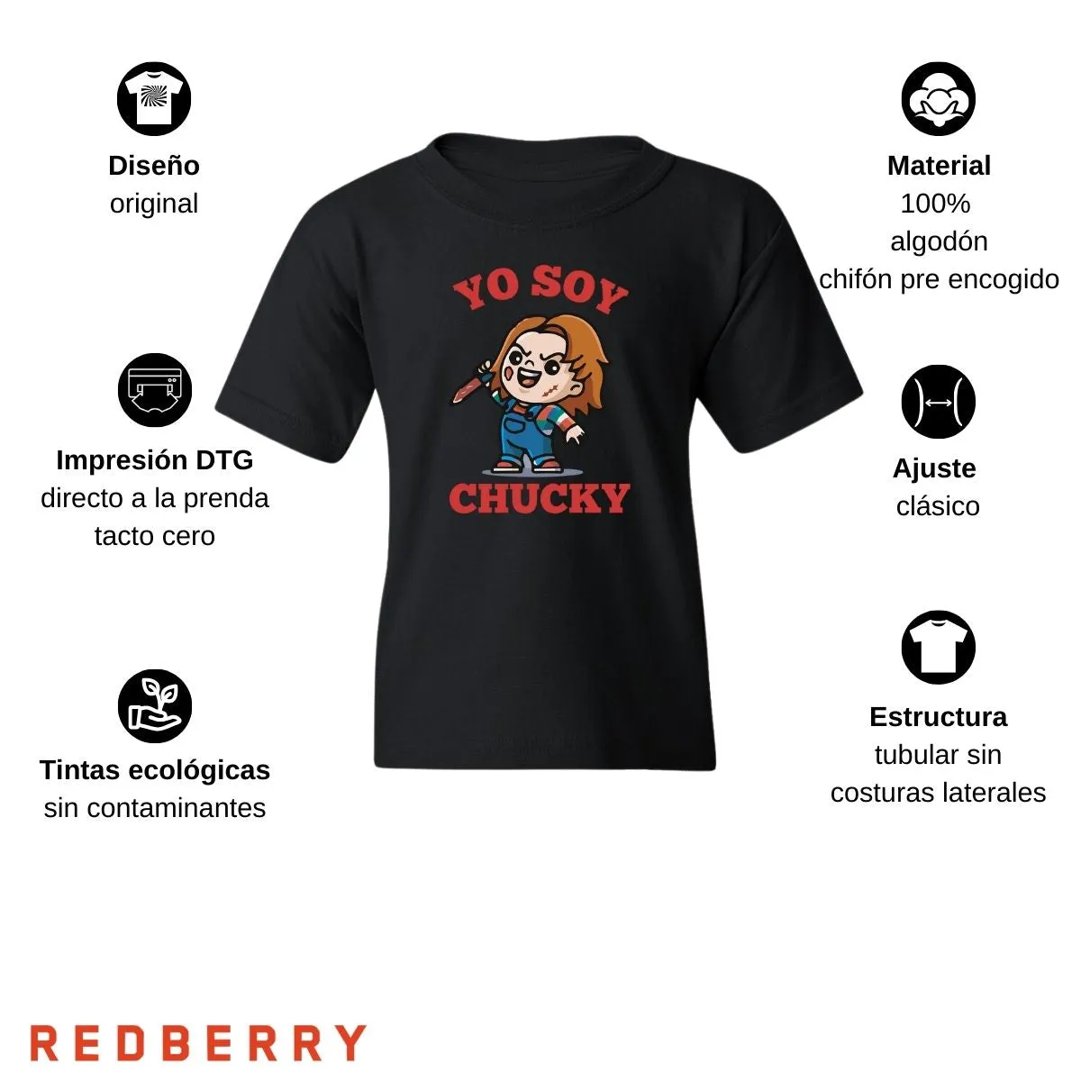 Playera Nio Soy un Chucky