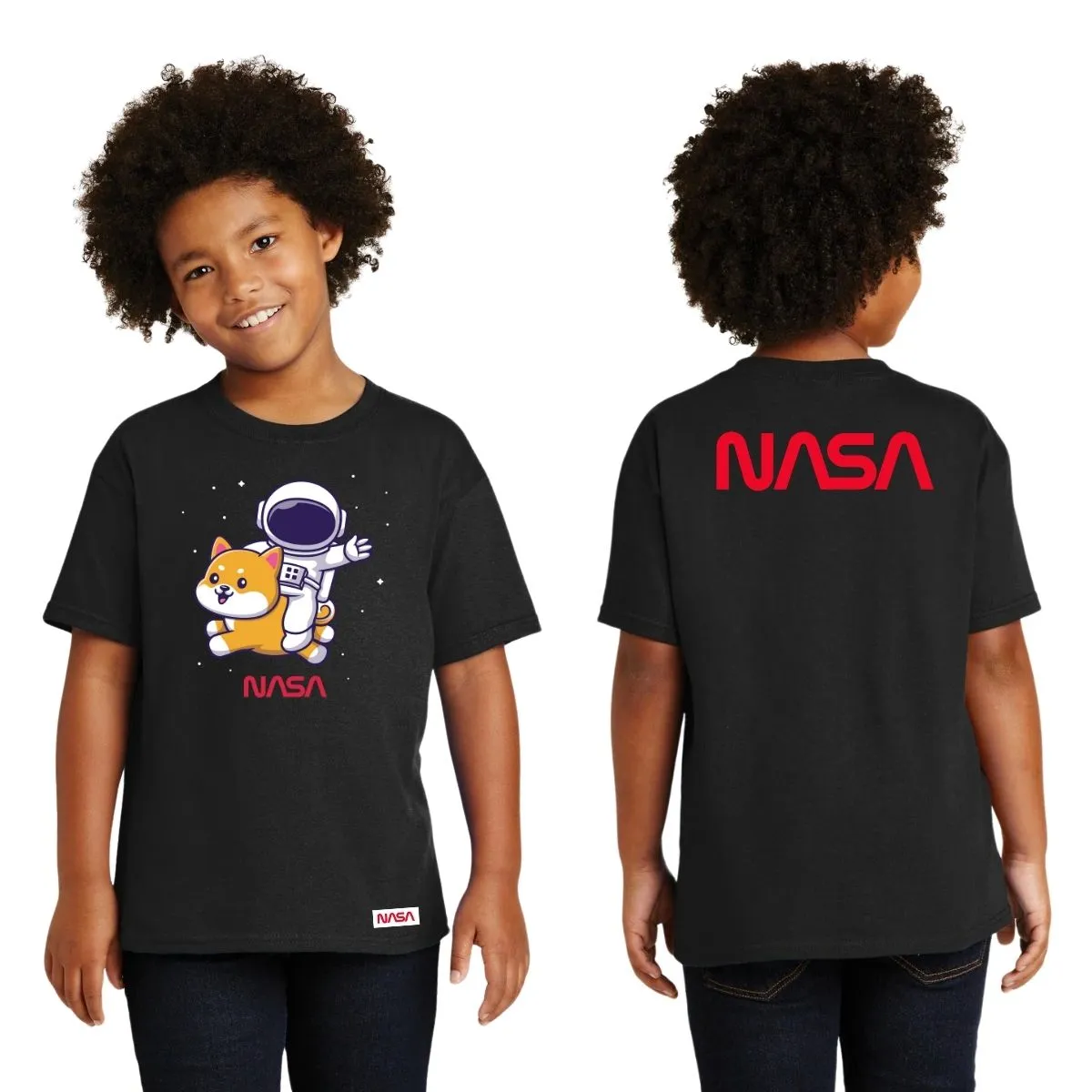 Playera Nios Nasa Perro Astronauta