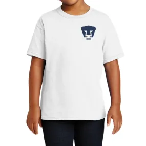 Playera Nios Pumas UNAM Logo Azul Escudo