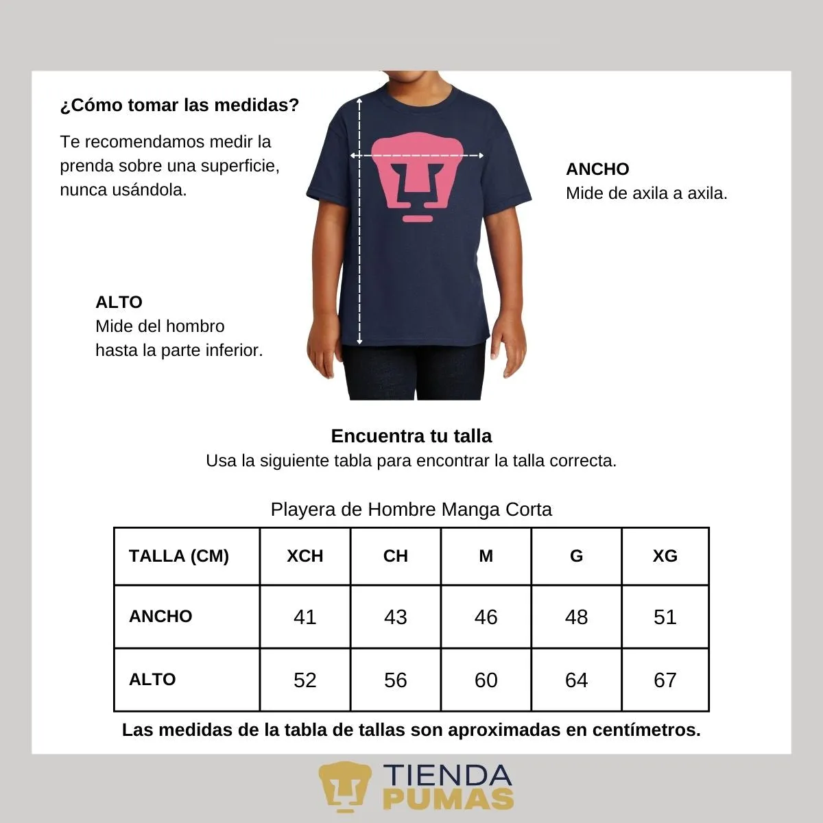 Playera Nios Pumas UNAM Logo Rosa