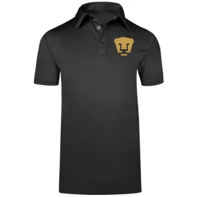 Playera Tipo Polo Hombre Pumas UNAM Logo Dorado