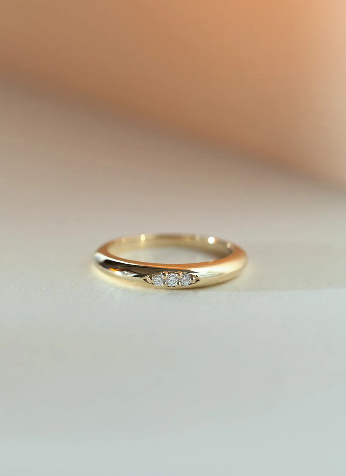 Polina diamond ring 14k gold