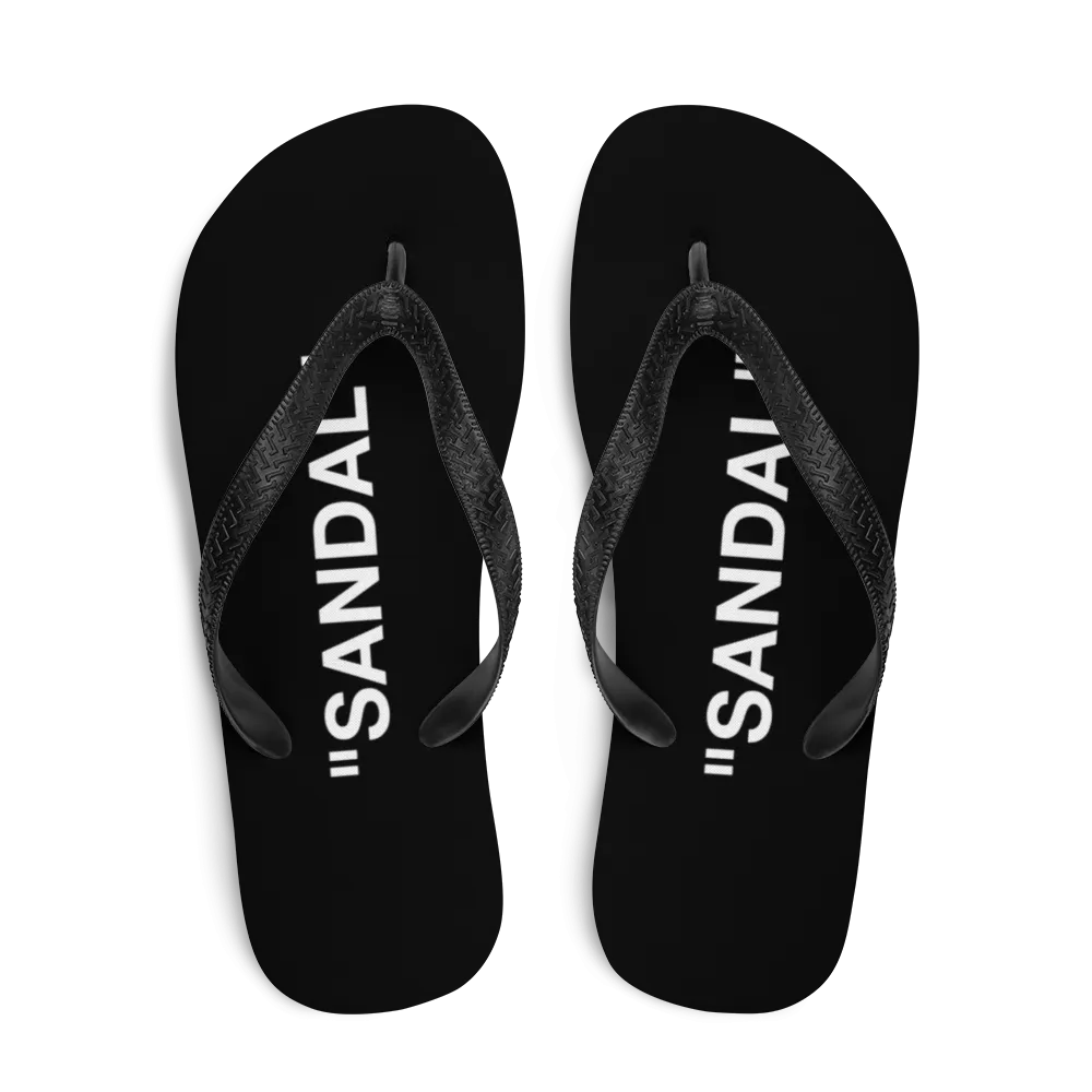 "PRODUCT" Series "SANDAL" Flip Flops Black