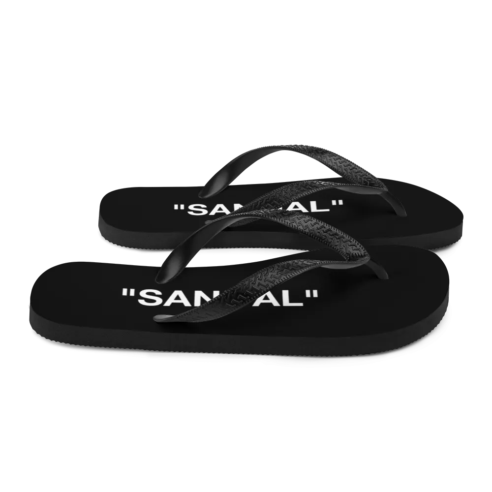 "PRODUCT" Series "SANDAL" Flip Flops Black