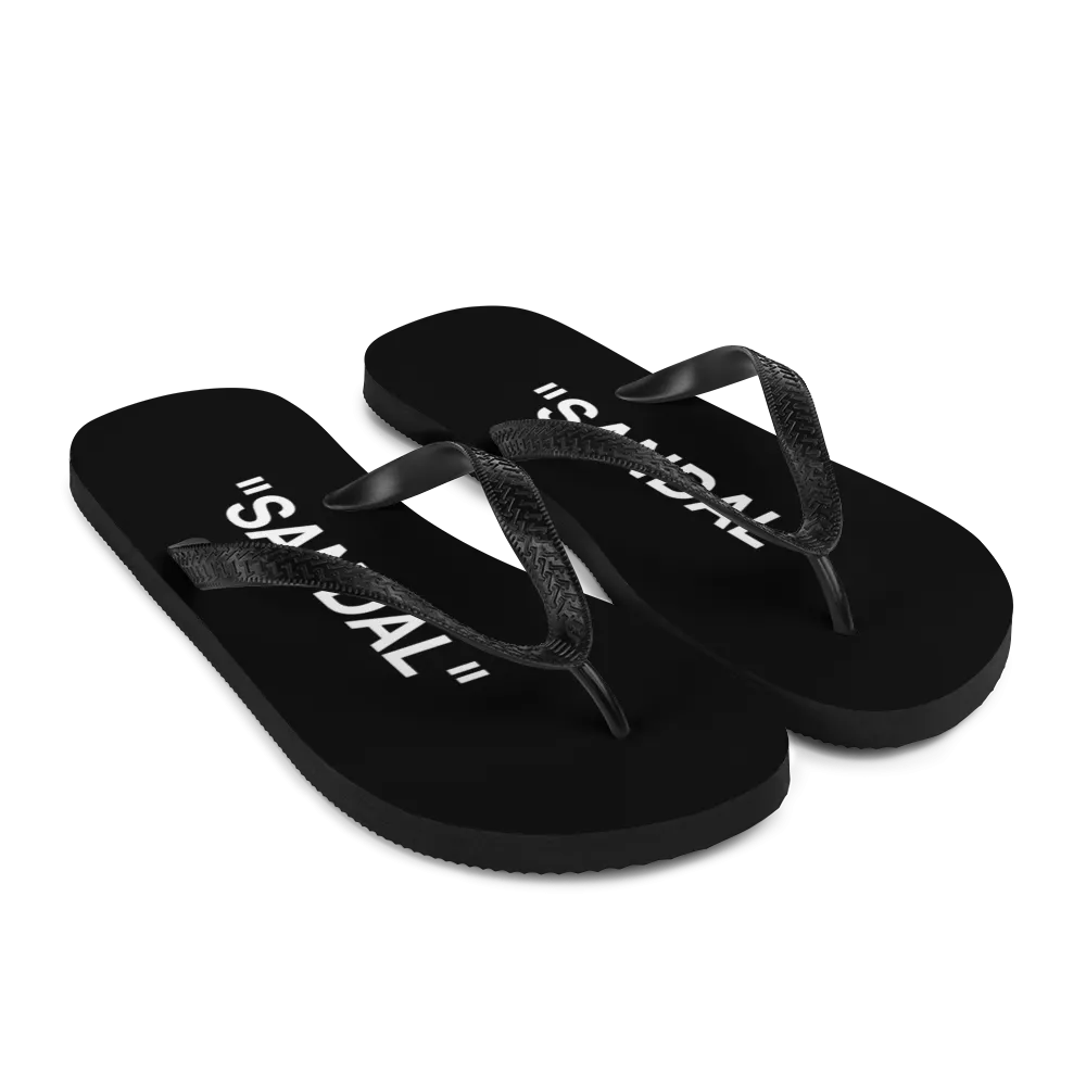 "PRODUCT" Series "SANDAL" Flip Flops Black