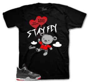 Retro 4 Bred Money Over Love Shirt