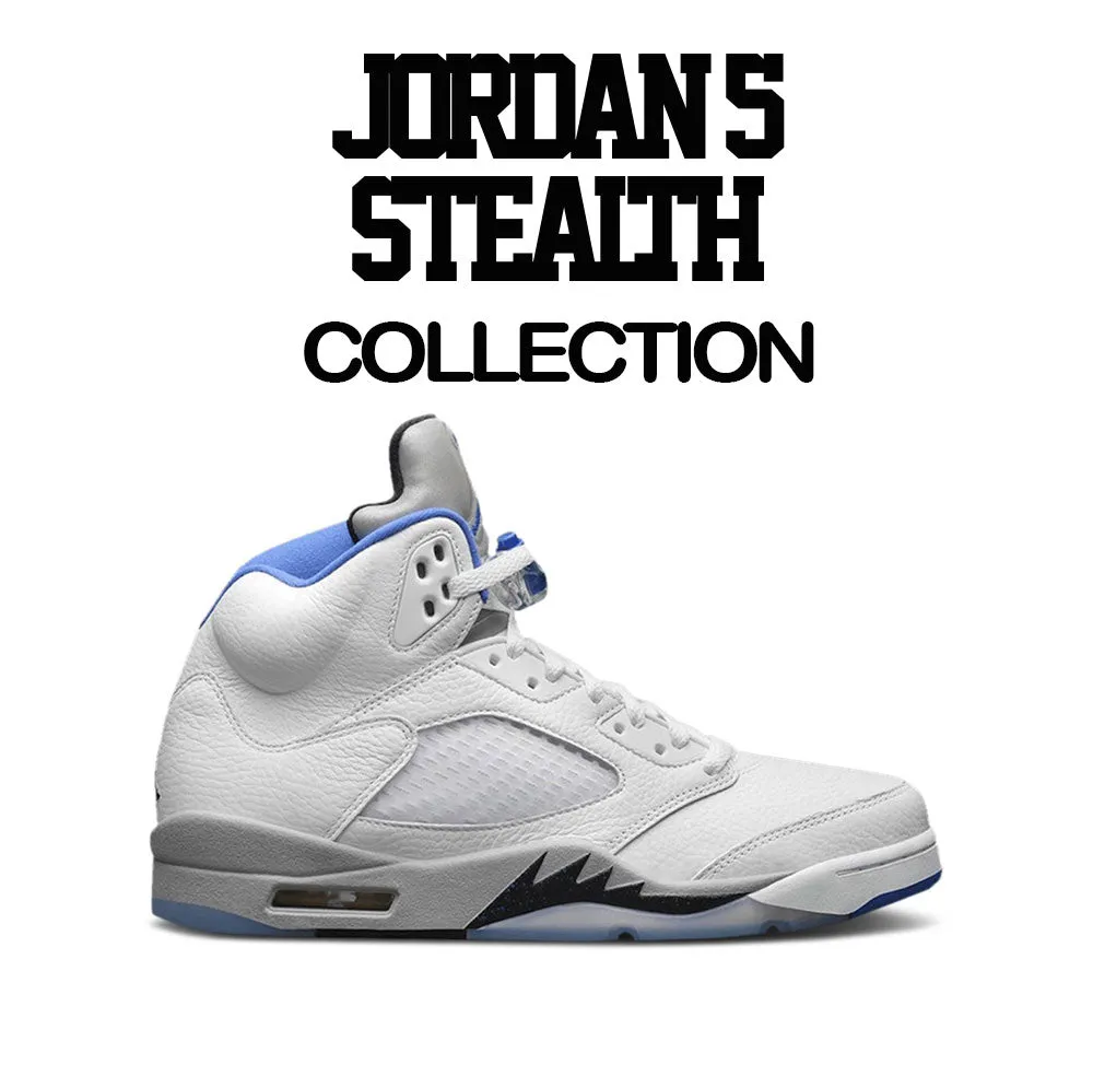 Retro 5 Stealth Shirt - Fly - White