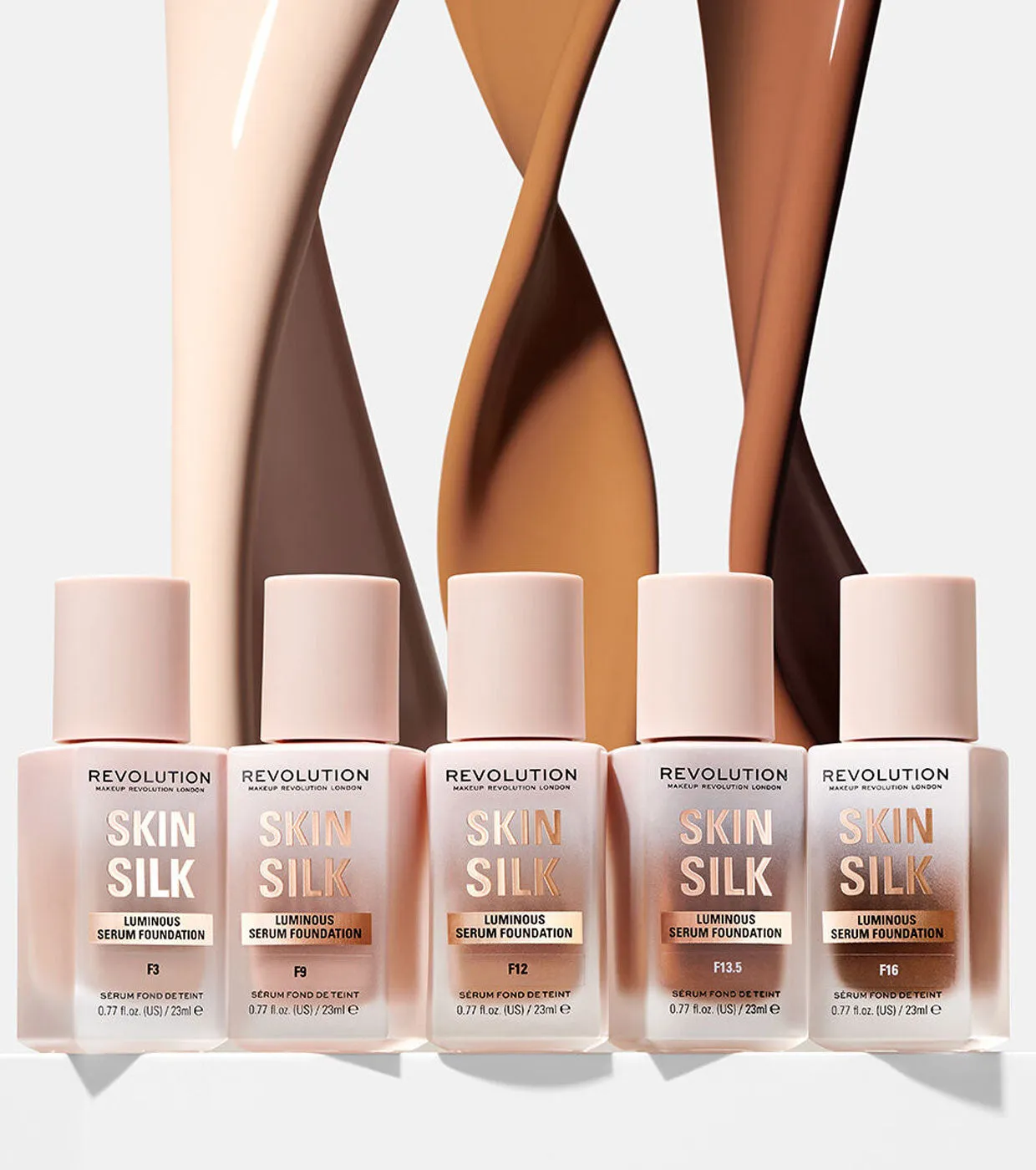 Revolution - Base de maquillaje Skin Silk Serum Foundation - F12.5