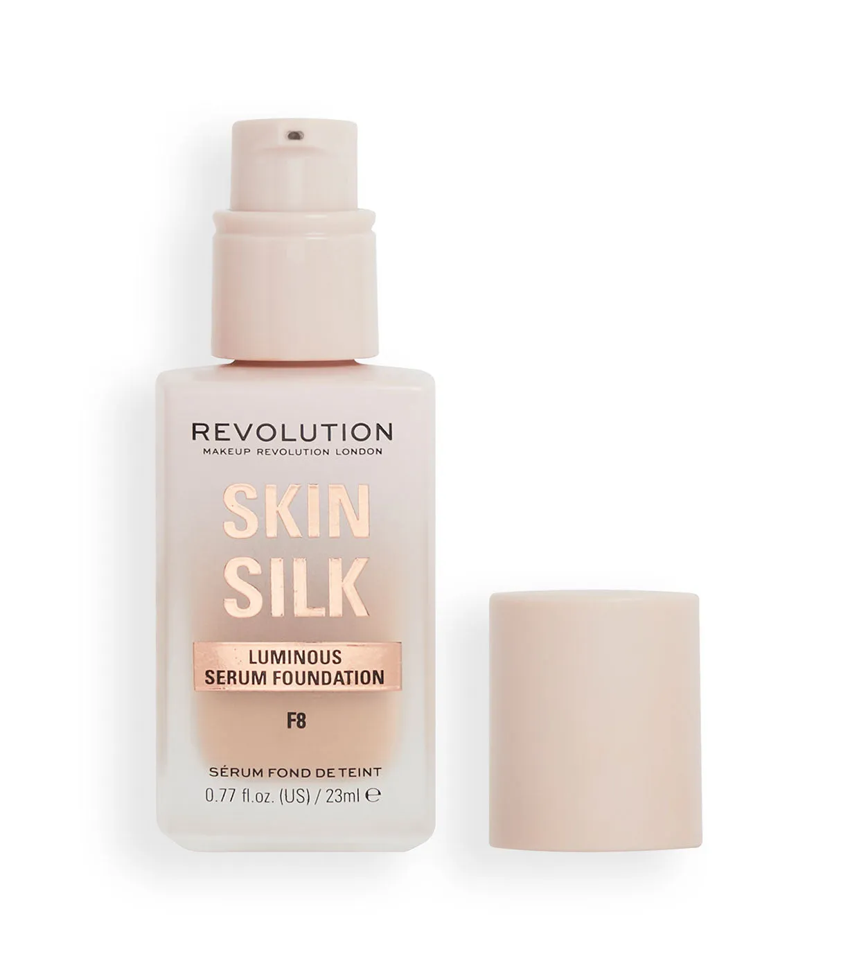 Revolution - Base de maquillaje Skin Silk Serum Foundation - F8