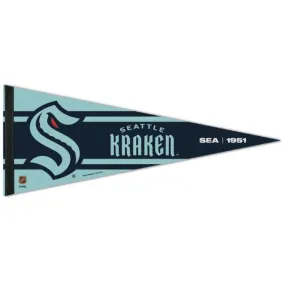 SEATTLE KRAKEN SPECIAL EDITION PREMIUM PENNANT 12 X 30