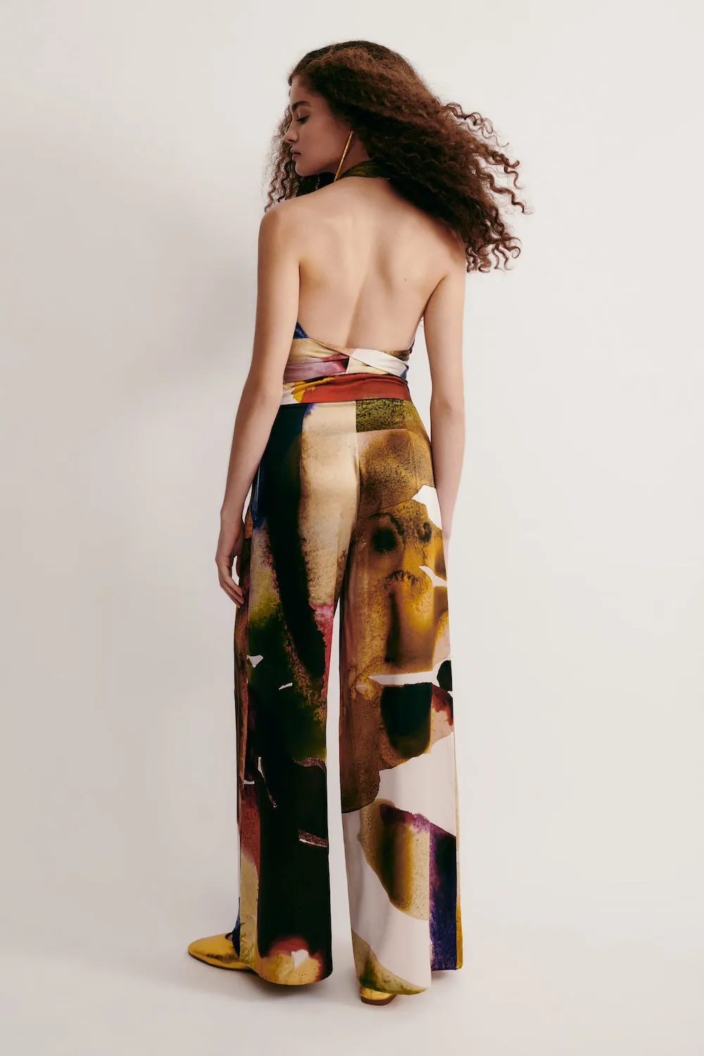 Shin Green backless top - Amélie Lengrand Exclusive