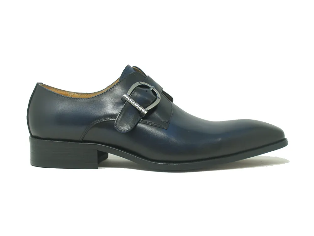 Signature Buckle Monk Strap Loafer